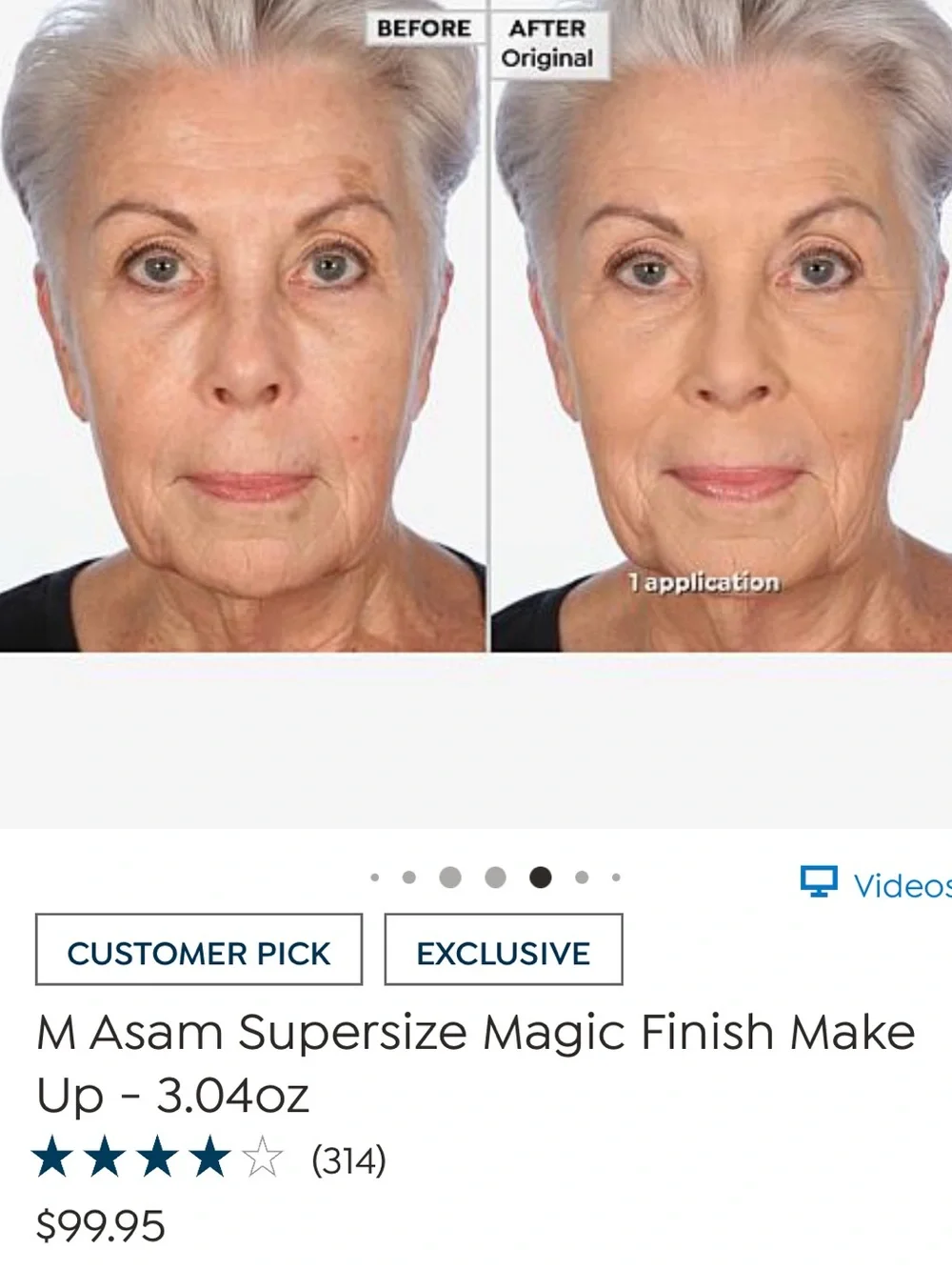 M.Asam Supersize Magic Finish Make-up Mousse - 3.4 oz Original
